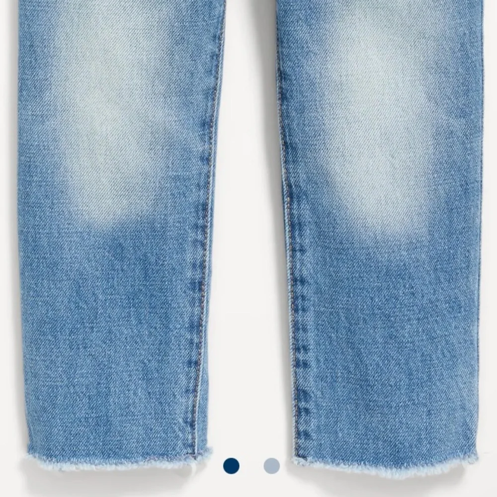 OLD NAVY Unisex Slouchy‎ Straight Non-Stretch Cut-Off Jeans for Toddler